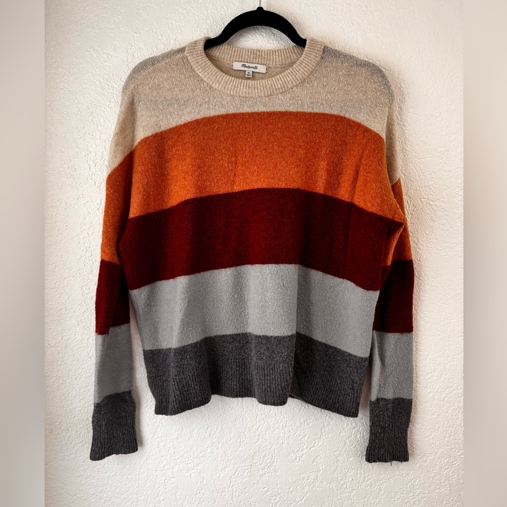 Madewell Striped Crewneck Sweater